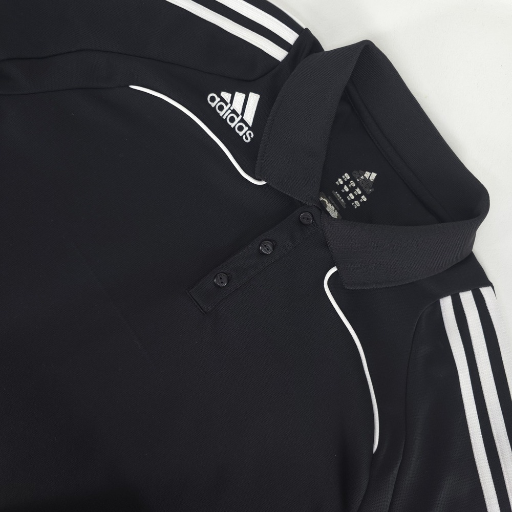 Adidas Climalite Polo Shirt Mens XL Three Stripe Brand Athletic Golf‎ Activewear